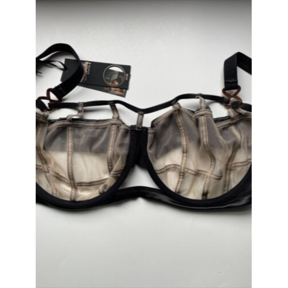 Scantilly Curvy Kate Black Sheer Balconette Bra . New With Tags - Picture 3 of 10